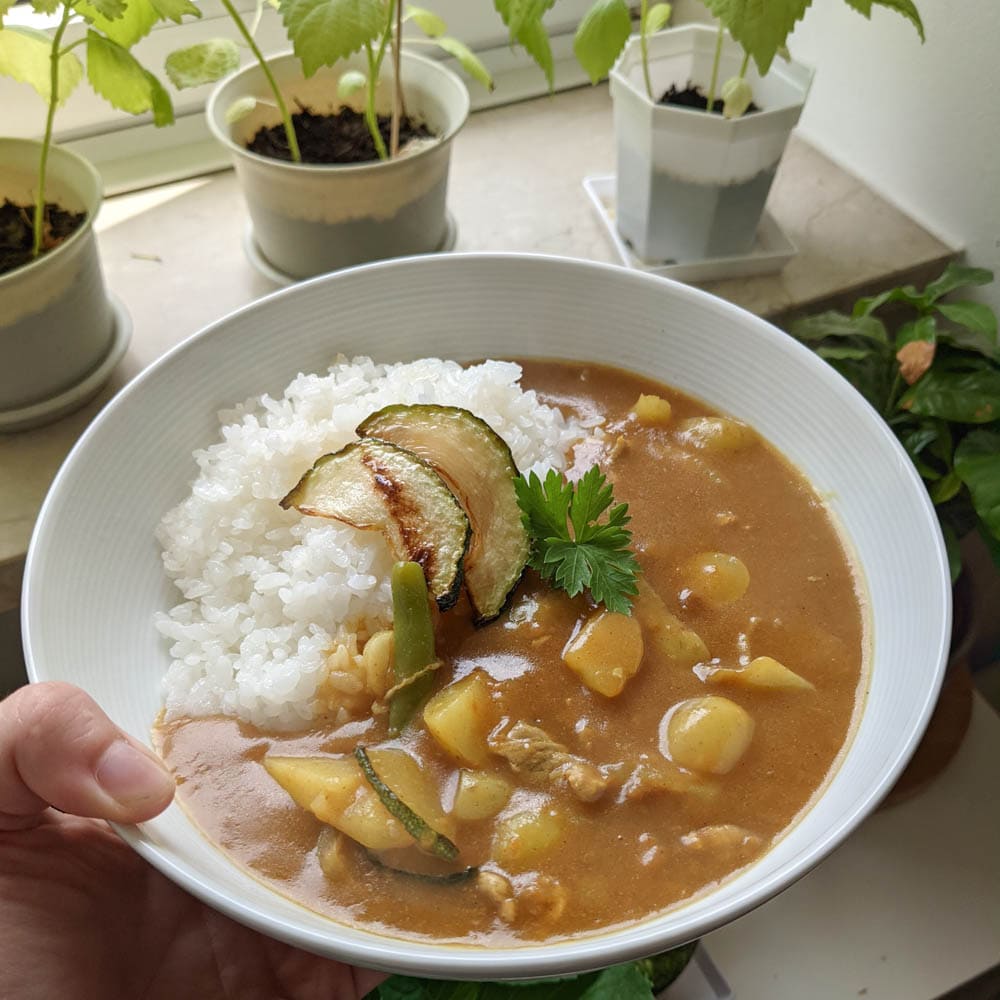Curry mit Zucchini