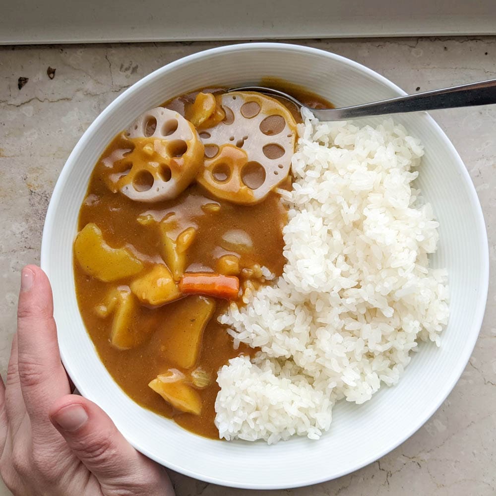 Curry mit Lotuswurzel