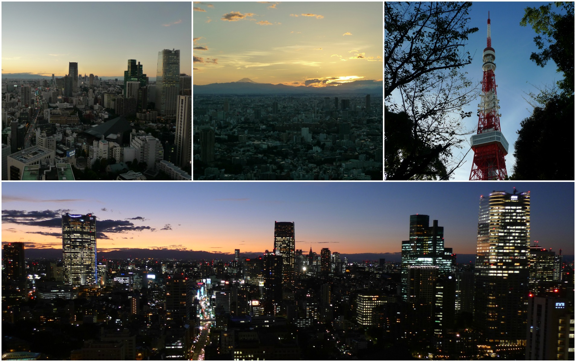 Aussichten vom Tokyo Tower