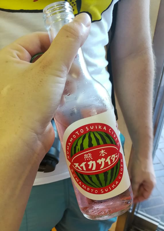 Wassermelonen Cider in Nagoya.