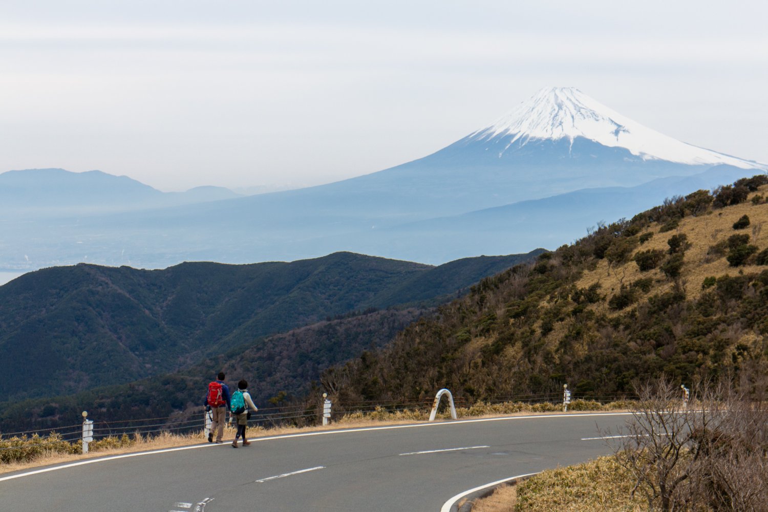 Den Gipfel des Darumayamas erreicht man gut von Shuzenji.