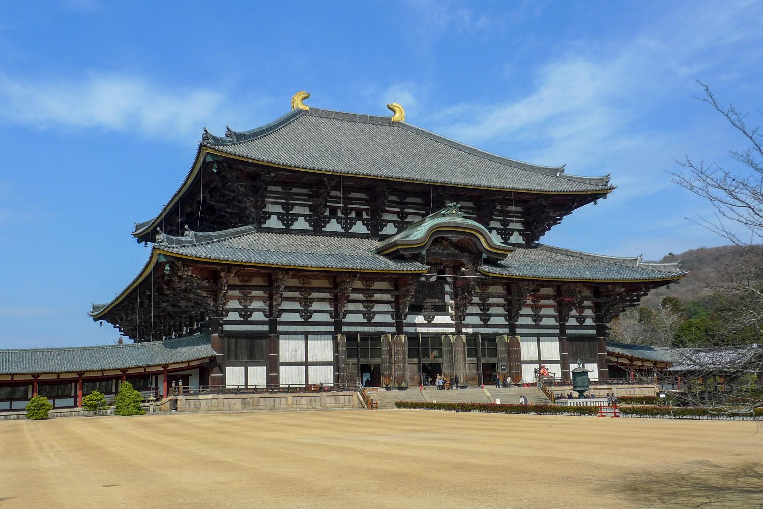 Haupthalle des Todai-ji: Das größte Holzgebäude der Welt in Nara