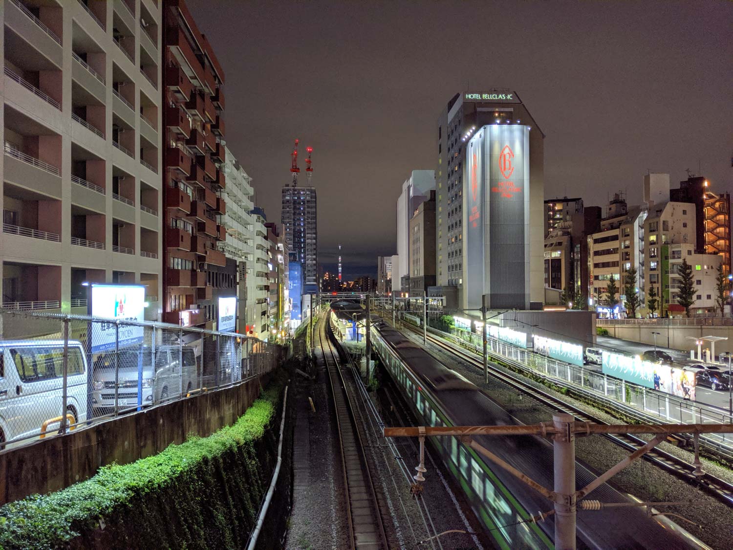 Blick von Otsuka zum Tokyo Skytree