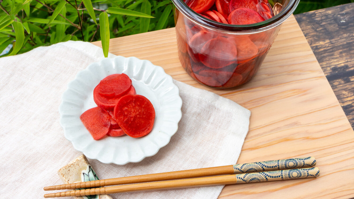 Tsukemono-Radieschen