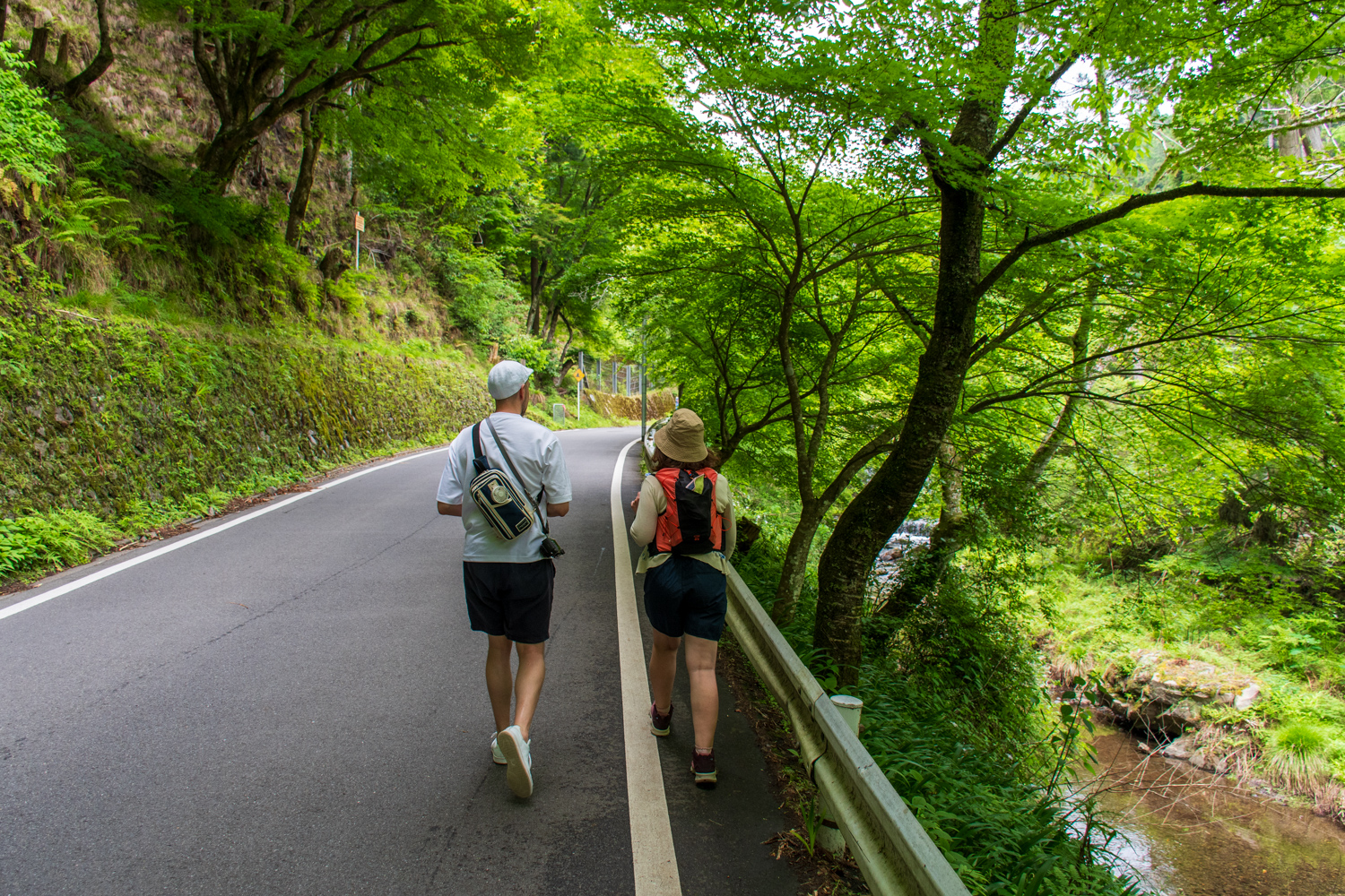 Straße von Kibuneguchi nach Kibune